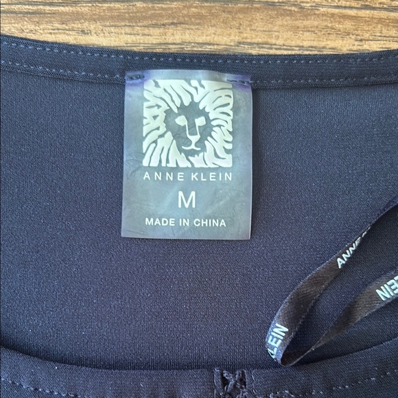 Anne Klein Black Fitted Tank Top - Picture 2 of 5